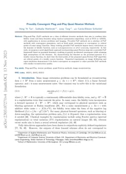 Provably Convergent Plug-and-Play Quasi-Newton Methods