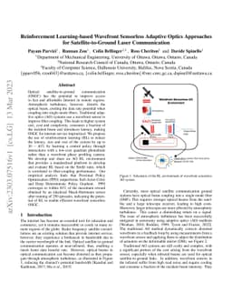 Reinforcement Learning-based Wavefront Sensorless Adaptive Optics
  Approaches for Satellite-to-Ground Laser Communication