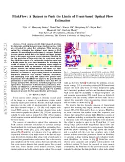 BlinkFlow: A Dataset to Push the Limits of Event-based Optical Flow
  Estimation