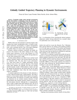 Globally Guided Trajectory Planning in Dynamic Environments