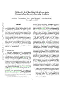 MobileVOS: Real-Time Video Object Segmentation Contrastive Learning
  meets Knowledge Distillation
