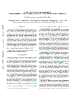 Native Multi-Band Audio Coding within Hyper-Autoencoded Reconstruction
  Propagation Networks