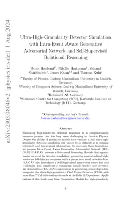Ultra-High-Resolution Detector Simulation with Intra-Event Aware GAN and
  Self-Supervised Relational Reasoning