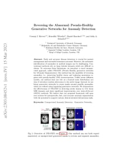 Reversing the Abnormal: Pseudo-Healthy Generative Networks for Anomaly
  Detection