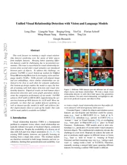 Unified Visual Relationship Detection with Vision and Language Models