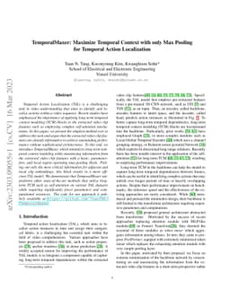 TemporalMaxer: Maximize Temporal Context with only Max Pooling for
  Temporal Action Localization