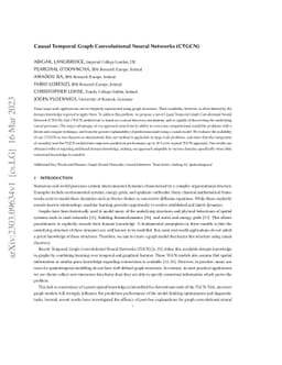 Causal Temporal Graph Convolutional Neural Networks (CTGCN)