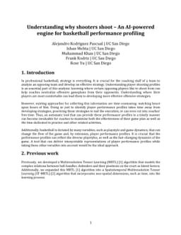 Understanding why shooters shoot -- An AI-powered engine for basketball
  performance profiling