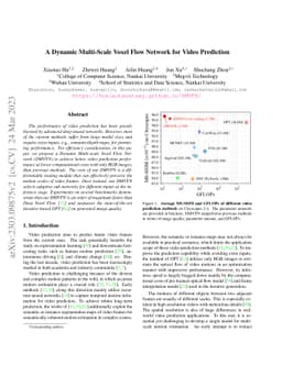 A Dynamic Multi-Scale Voxel Flow Network for Video Prediction