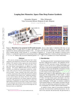 Leaping Into Memories: Space-Time Deep Feature Synthesis