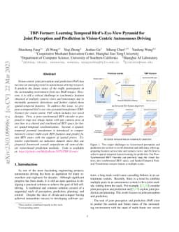 TBP-Former: Learning Temporal Bird's-Eye-View Pyramid for Joint
  Perception and Prediction in Vision-Centric Autonomous Driving