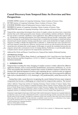 Causal Discovery from Temporal Data: An Overview and New Perspectives