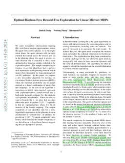Optimal Horizon-Free Reward-Free Exploration for Linear Mixture MDPs