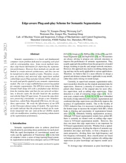 Edge-aware Plug-and-play Scheme for Semantic Segmentation