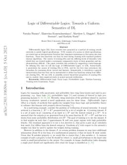 Logic of Differentiable Logics: Towards a Uniform Semantics of DL