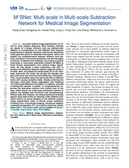 M$^{2}$SNet: Multi-scale in Multi-scale Subtraction Network for Medical
  Image Segmentation