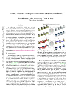Tubelet-Contrastive Self-Supervision for Video-Efficient Generalization