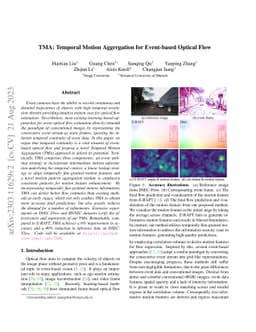 TMA: Temporal Motion Aggregation for Event-based Optical Flow
