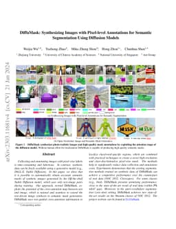 DiffuMask: Synthesizing Images with Pixel-level Annotations for Semantic
  Segmentation Using Diffusion Models