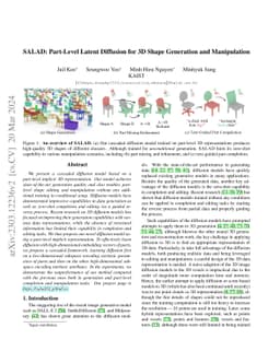 SALAD: Part-Level Latent Diffusion for 3D Shape Generation and
  Manipulation