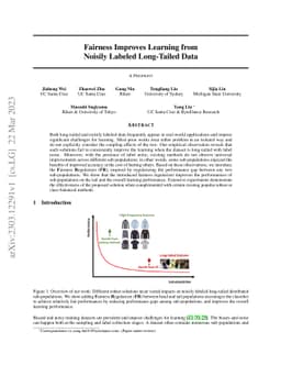 Fairness Improves Learning from Noisily Labeled Long-Tailed Data