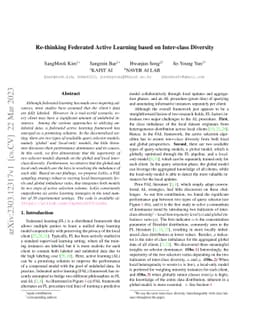 Re-thinking Federated Active Learning based on Inter-class Diversity