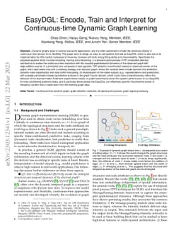 EasyDGL: Encode, Train and Interpret for Continuous-time Dynamic Graph
  Learning