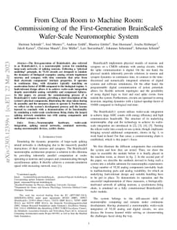 From Clean Room to Machine Room: Commissioning of the First-Generation
  BrainScaleS Wafer-Scale Neuromorphic System