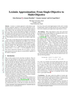Leximin Approximation: From Single-Objective to Multi-Objective