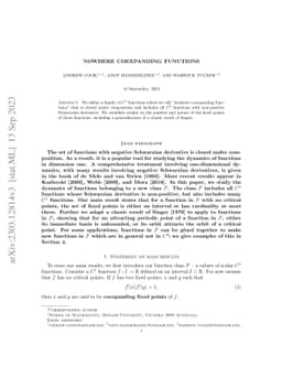 Nowhere coexpanding functions