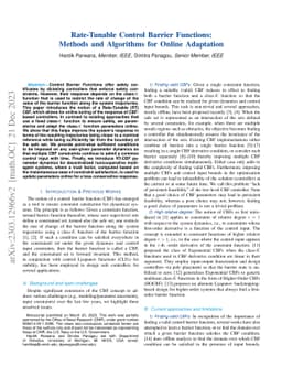 Rate-Tunable Control Barrier Functions: Methods and Algorithms for
  Online Adaptation