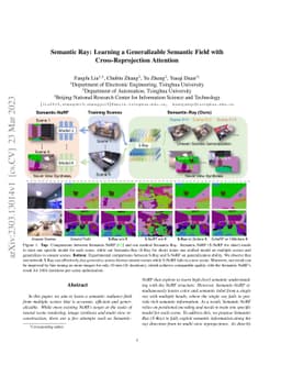 Semantic Ray: Learning a Generalizable Semantic Field with
  Cross-Reprojection Attention