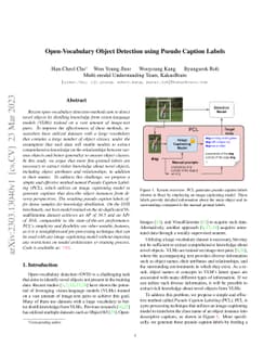 Open-Vocabulary Object Detection using Pseudo Caption Labels
