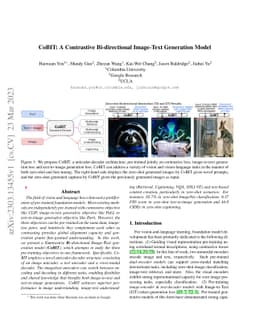 CoBIT: A Contrastive Bi-directional Image-Text Generation Model