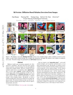ReVersion: Diffusion-Based Relation Inversion from Images