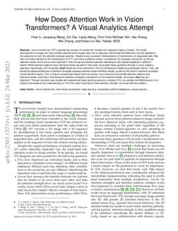How Does Attention Work in Vision Transformers? A Visual Analytics
  Attempt