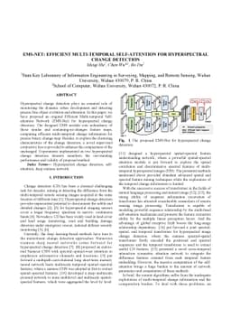 EMS-Net: Efficient Multi-Temporal Self-Attention For Hyperspectral
  Change Detection