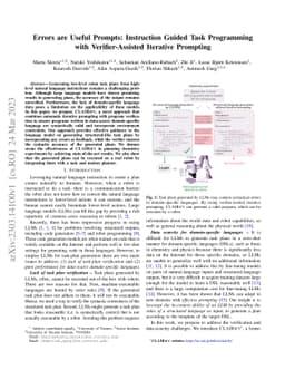 Errors are Useful Prompts: Instruction Guided Task Programming with
  Verifier-Assisted Iterative Prompting