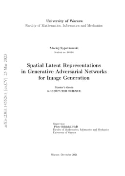 Spatial Latent Representations in Generative Adversarial Networks for
  Image Generation