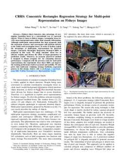 CRRS: Concentric Rectangles Regression Strategy for Multi-point
  Representation on Fisheye Images