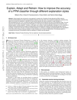 Explain, Adapt and Retrain: How to improve the accuracy of a PPM
  classifier through different explanation styles