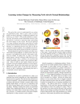 Learning Action Changes by Measuring Verb-Adverb Textual Relationships
