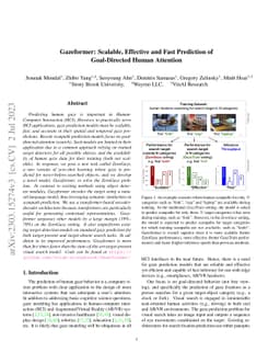 Gazeformer: Scalable, Effective and Fast Prediction of Goal-Directed
  Human Attention