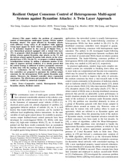 Resilient Output Consensus Control of Heterogeneous Multi-agent Systems
  against Byzantine Attacks: A Twin Layer Approach
