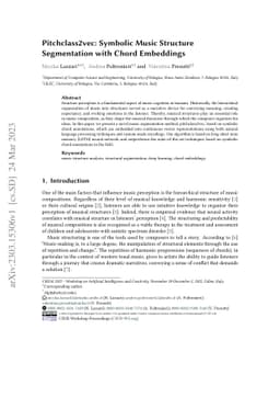 Pitchclass2vec: Symbolic Music Structure Segmentation with Chord
  Embeddings