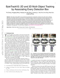 ByteTrackV2: 2D and 3D Multi-Object Tracking by Associating Every
  Detection Box