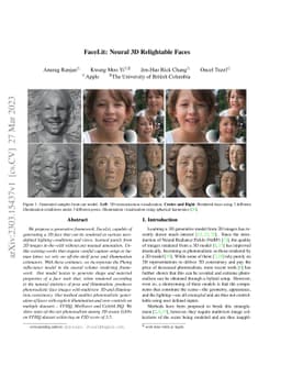 FaceLit: Neural 3D Relightable Faces