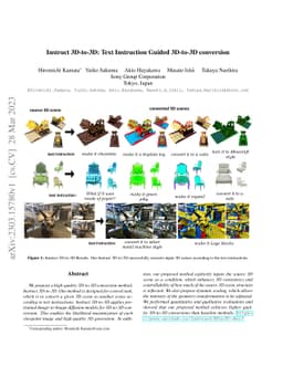 Instruct 3D-to-3D: Text Instruction Guided 3D-to-3D conversion