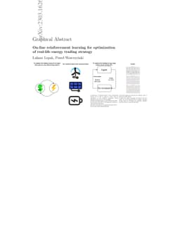 On-line reinforcement learning for optimization of real-life energy
  trading strategy