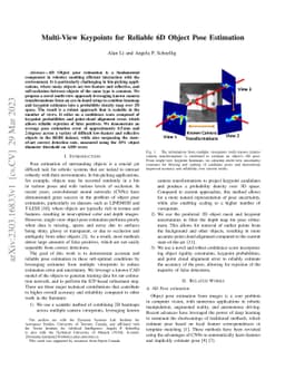 Multi-View Keypoints for Reliable 6D Object Pose Estimation